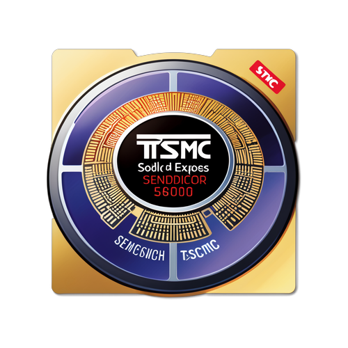 반도체의 미래를 상징하는 TSMC 스티커, 당신의 장비에 첨단 기술을 더하세요!