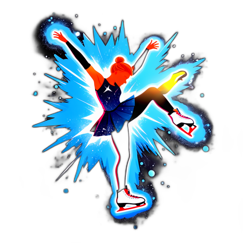 Ilia Malinin i luften under en kunstskøjteløbspræstation