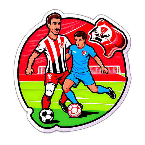 Футбольний матч Гранада – Рая Вальєкано в комічному стилі