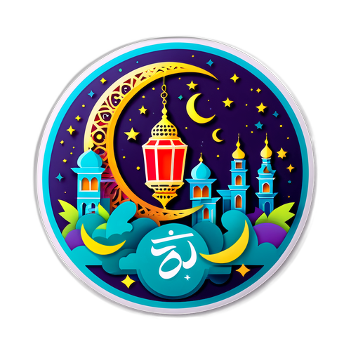 Stiker Tema Ramadan: Hitung Mundur Menuju Puasa 2026