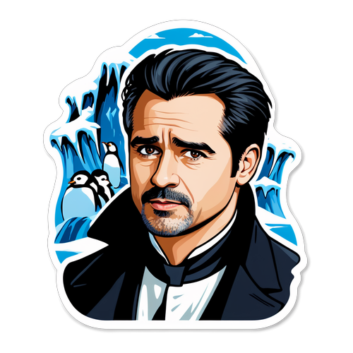 Colin Farrell's Chilling Transformation: Meet 'The Penguin' Among Icy Penguins!