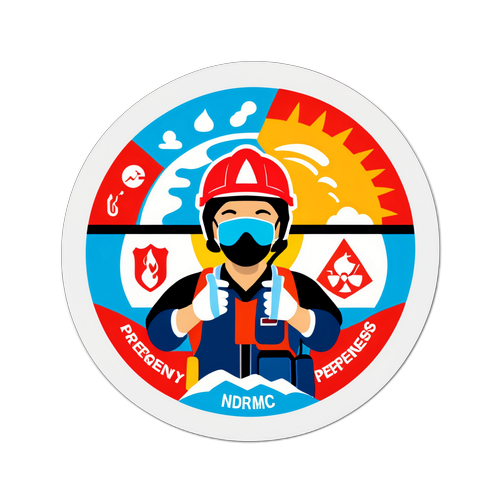 Stylish na Sticker para sa Paghahanda sa Emerhensya