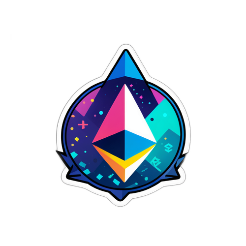 ETH/USD Dalgalanmalarını Yansıtan Sticker