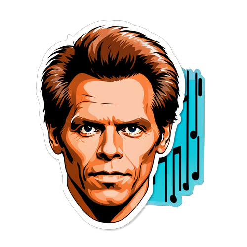 Create a Retro Sticker of Kevin Bacon