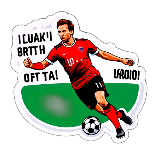 A dynamic sticker z Grzegorzem Krychowiakiem