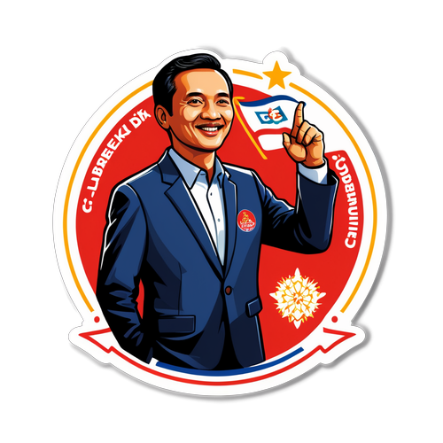 Stiker Kampanye Calon Gubernur DKI Jakarta