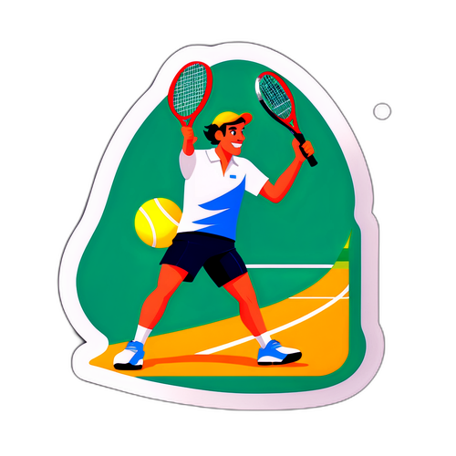 Diseño Atractivo por Camilo Ugo Carabelli Celebrando un Punto Decisivo