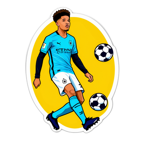Thiết kế nhãn dán Jadon Sancho