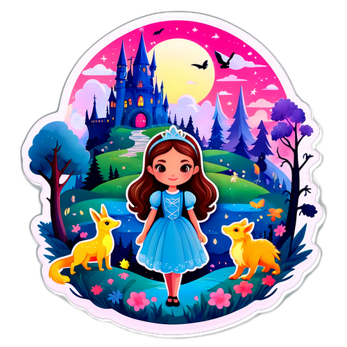 Adesivo da sogno di Angelica Bove in un mondo da favola