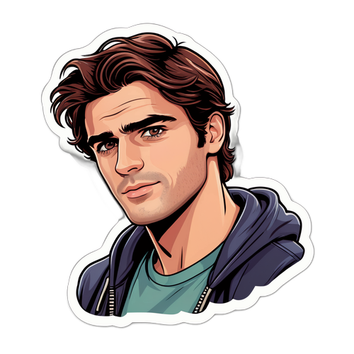 Оригінальний портрет Джейкоба Еллорді в звичайному стилі