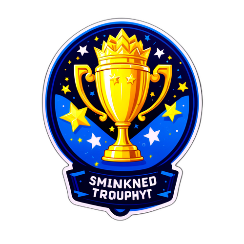 Nhãn Dán Cúp Vàng