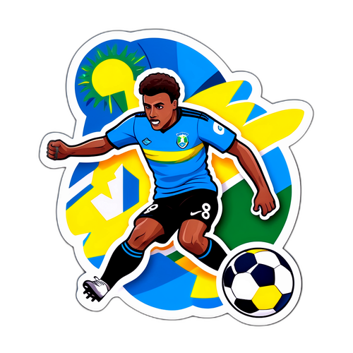 Stiker Rivalitas Sepak Bola Brasil: Grêmio vs Fortaleza