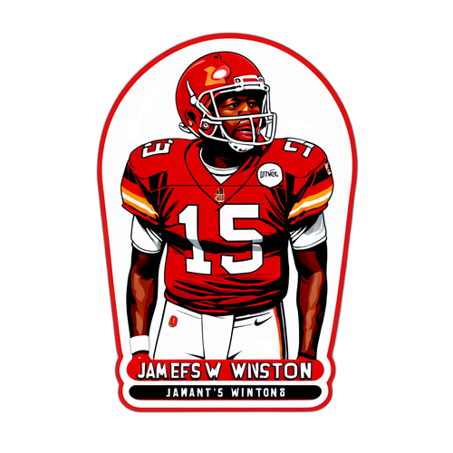 Jameis Winston Vintage Retro Style Sticker