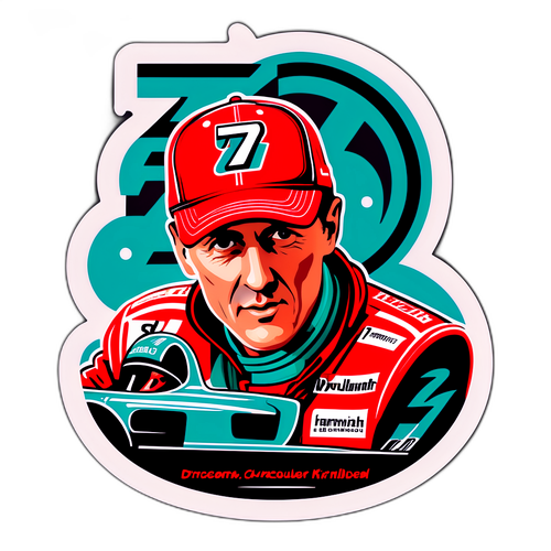 Retro design numer 7 Michaela Schumachera