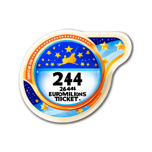 Illustration d'un ticket de EuroMillions avec la date mise en avant