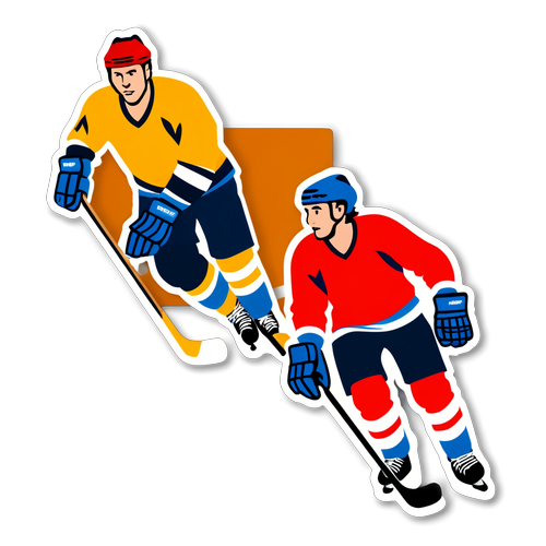 Retro Hockey Stickers