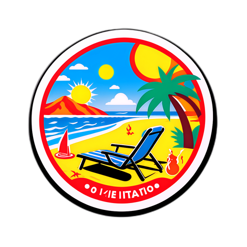 Hitze Italiens Sticker