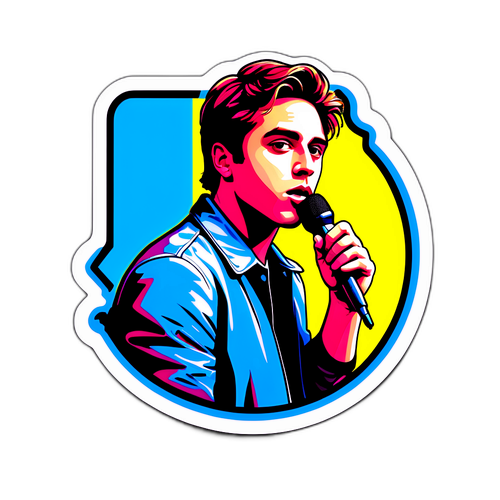 Benjamin Ingrosso Pop Art Sticker