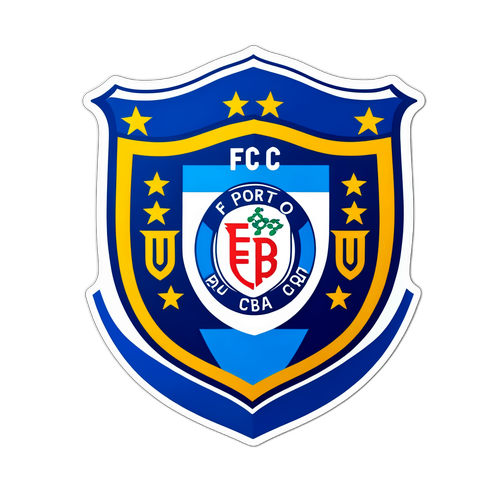 Sticker FC Porto - Herb i Piłka Nożna