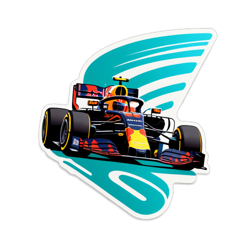 Max Verstappen Autója a Magyar Nagydíj Logójával! Fedezd Fel a Legújabb Forma-1 Matrica Kiállítást!