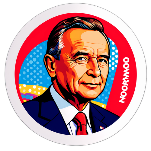 Prezydent Nawrocki w stylu pop-art