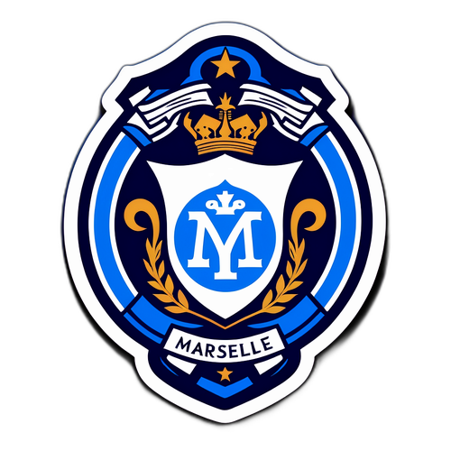 Pelekat Stylish Marseille FC