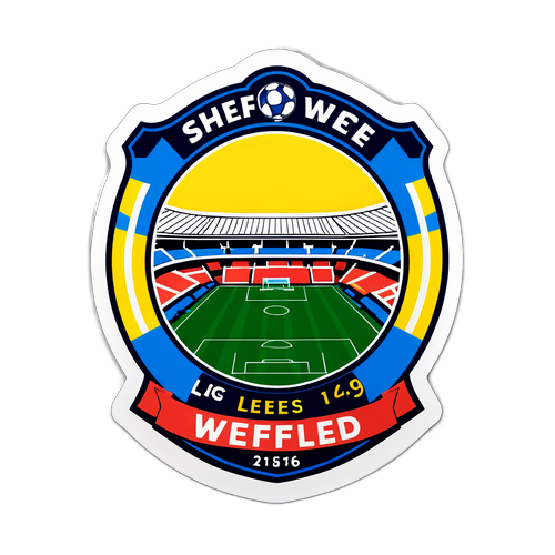 Sticker cu peisaj de stadion: Sheff Wed vs Leeds