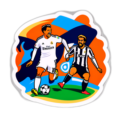 Ілюстрація матчу Реал Мадрид – Реал Сосьєдад, момент забитого голу та вибух радості