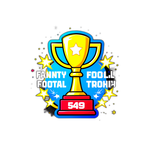 Fantasy Football Trophy Sticker
