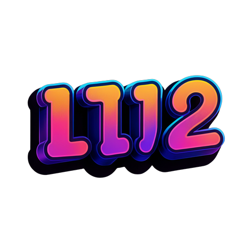 הדבקה של '12 חי' באורות ניאון