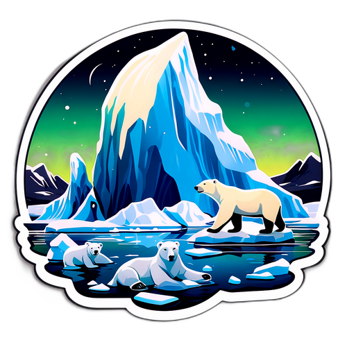 格林蘭的壯麗冰山與極光禮讚