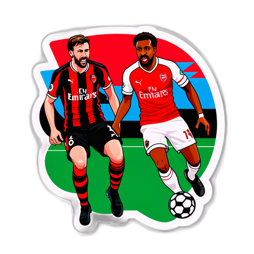 축구 팬 스티커: 보머스 대 아스널 매치