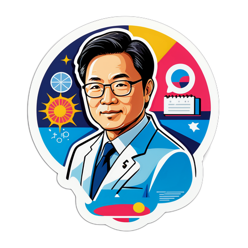 경제 비전 스티커: 구윤철