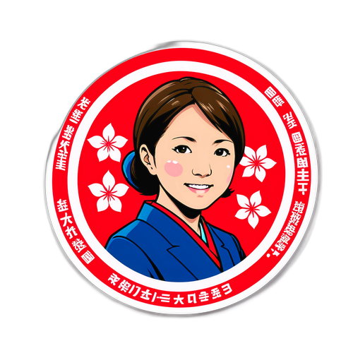 日本自民党选举贴纸