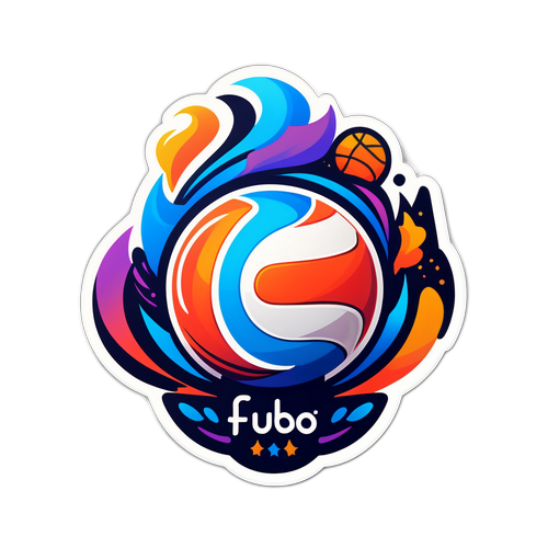 Sleek Fubo Sports and Entertainment Sticker