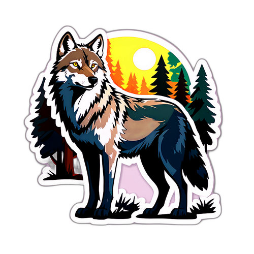 Susihahmo metsässä