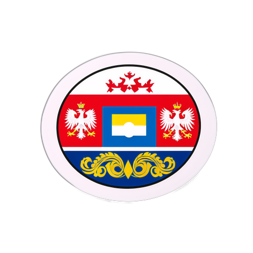 Sticker ya Bendera ya Austria na Bosnia na Herzegovina