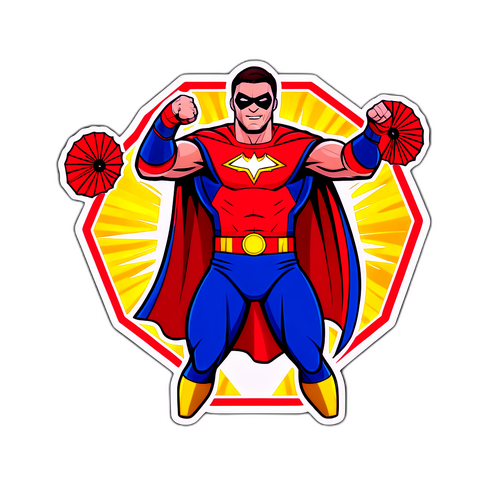 Ian Garry som superhjälte i oktagonen