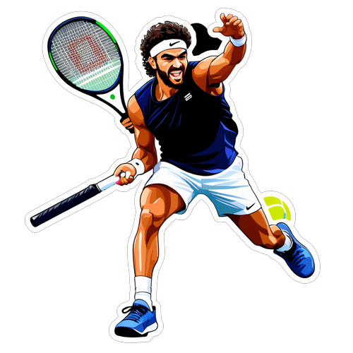 Matteo Berrettini: L'Arte del Tennis nel Suo Iconico Colpo!