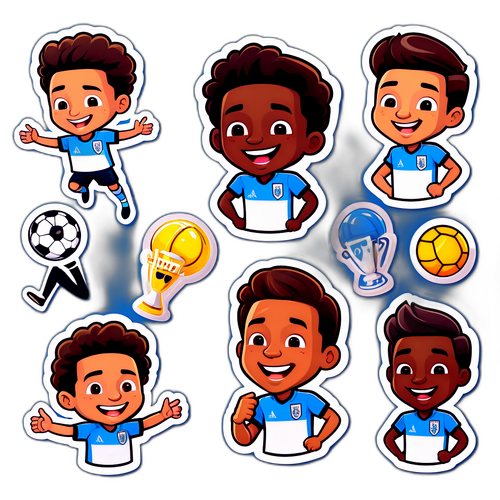 สติกเกอร์การ์ตูนของผู้เล่นมาร์แซย์