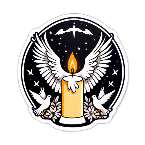 En mindesticker for Bataclan-tragedien