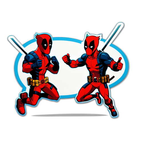 Deadpool og Wolverine: BFFs i Krig – Dette Klistermærke Vil Forandre Dit Univers!