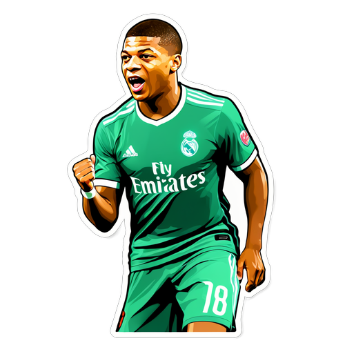 Unleash the Magic: Mbappé's Electrifying Celebration in Real Madrid Colors!