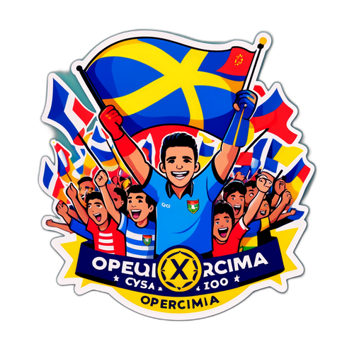 A sticker do Operário x Criciúma