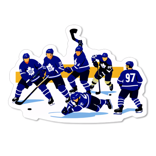 Une Émotion Glaciale : La Révolte des Toronto Maple Leafs sur la Glace !