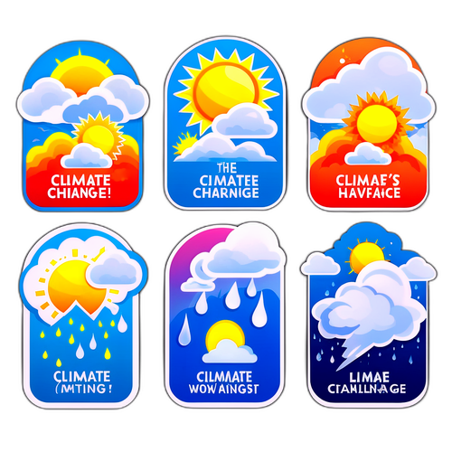 气候变化警示的设计