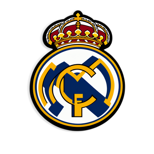 Autocolant Real Madrid - Stil Modern