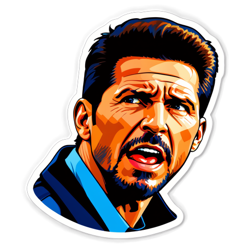 Adhesivo de Diego Simeone