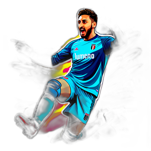 Intens redning av Donnarumma