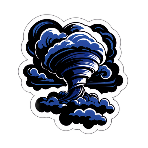 Tornado Warning Sticker